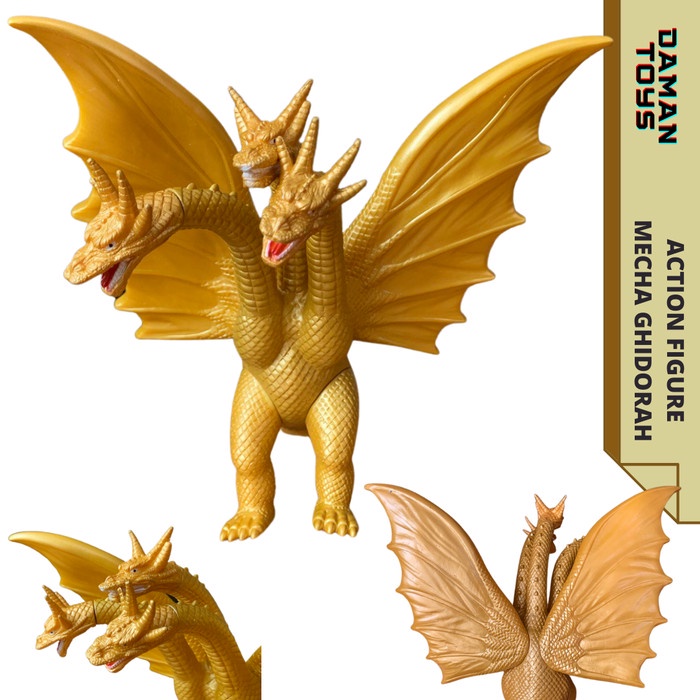 MAINAN GHIDORAH KING OF MONSTER GODZILLA ACTION FIGURE GIDORAH TOYS