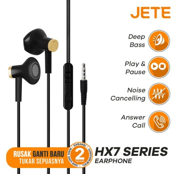Headset Superbass JETE HX7 With Noise Cancelling