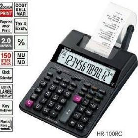 

CASIO HR-100 RC - Calculator Printing/Kalkulator Struk/ Print 100RC