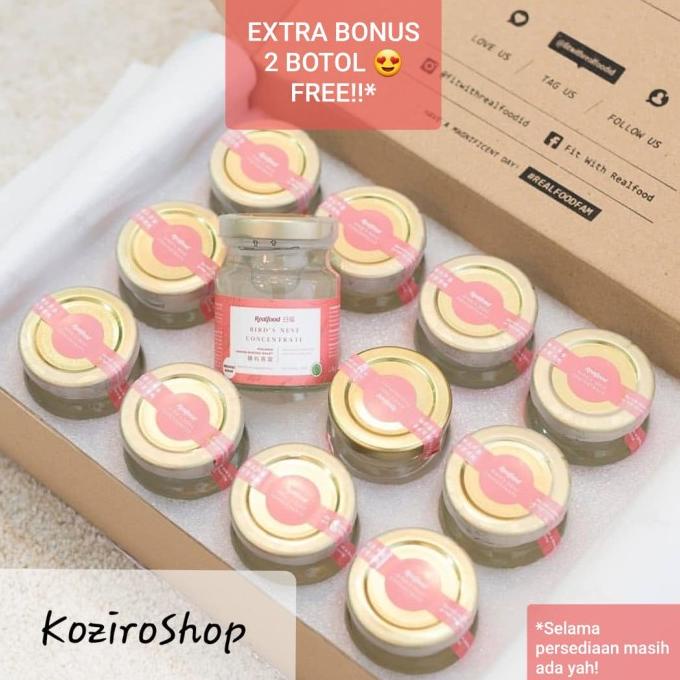 

{SALE} Realfood Forever Young - Minuman Sarang Burung Walet Asli (isi 12 btl) {Terlaris}