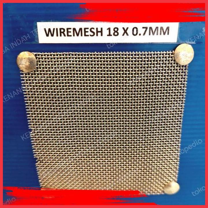 

(KENA) KAWAT WIREMESH STAINLESS 18 X 0,7MM X 5 METER / SS304 ANYAMAN LURUS