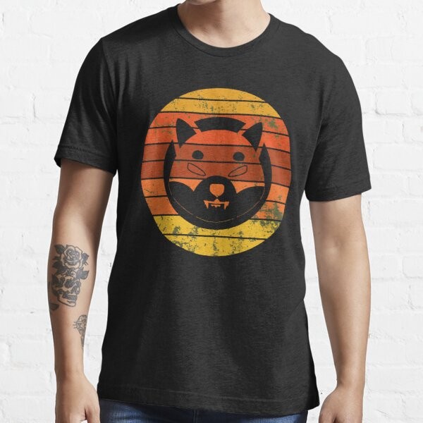 Baju Kaos Vintage SHIBA INU Crypto SHIB V2