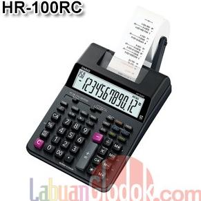 

Casio HR-100RC - Printing Calculator Struk Kalkulator Kasir HR 100 RC