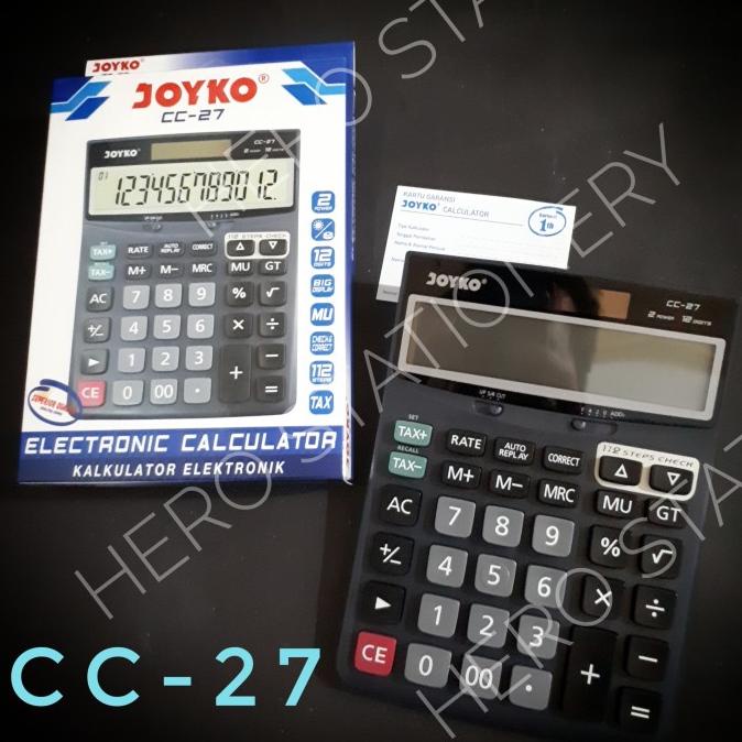 

Kalkulator elektronik joyko CC-27