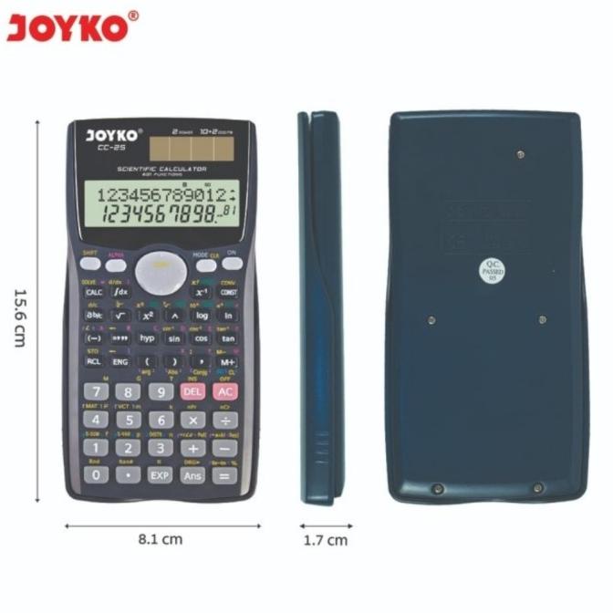 

JOYKO CC 25 Kalkulator Ilmiah 401 Func / Scientific Calculator CC25