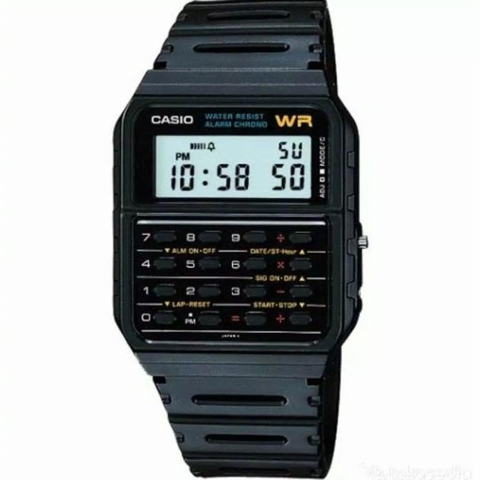 

JAM TANGAN CALCULATOR/KALKULATOR CASIO CA-53W-1Z GARANSI RESMI CASIO