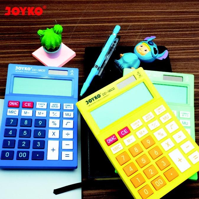 

Joyko Calculator CC-12CO ( Biru / Kuning / Hijau )