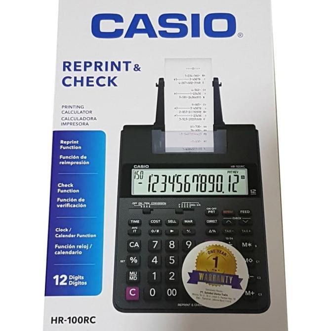 

KALKULATOR CALCULATOR CALKULATOR KALCULATOR PRINT CASIO HR150TM HR 150