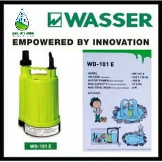 [Original] Wasser Submersible Pompa Celup Wasser Wd-101 E Pump 100Watt Berkualitas