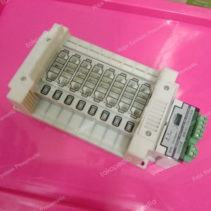 ✅Baru Manifol Solenoid Valve Smc Ss5Y5-10S3Q-08Ds-C6-Na Terbaru