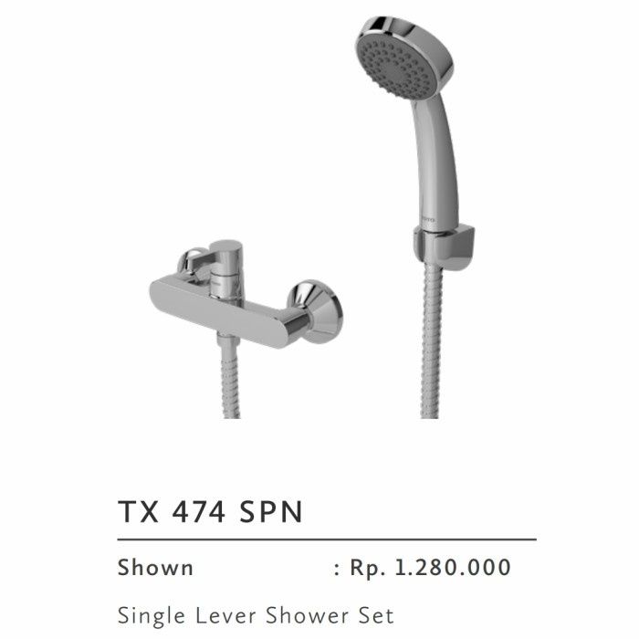 [Ori] Kran Mixer Shower Panas Dingin Toto Set Shower Tx474Spn Berkualitas