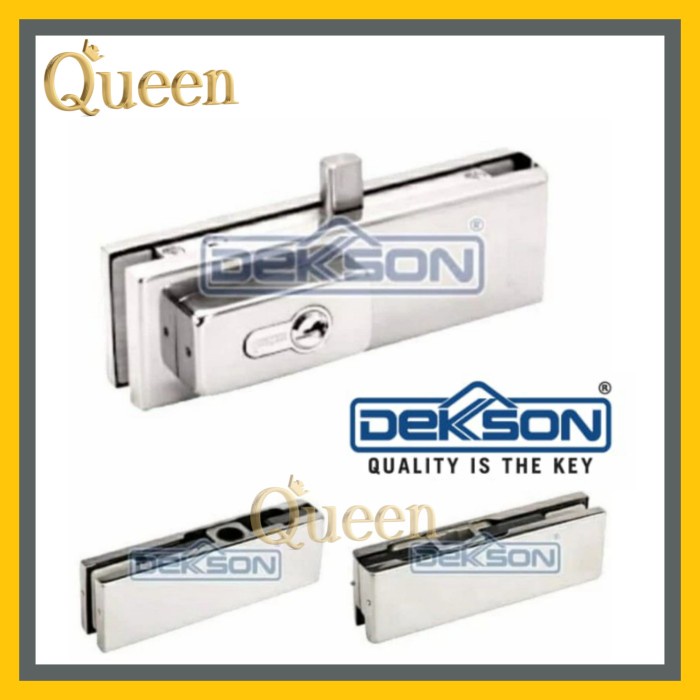 [Ori] Patch Fitting Dekson Complete Pt10 Pt20 Us 10/Engsel Pintu Kaca Berkualitas