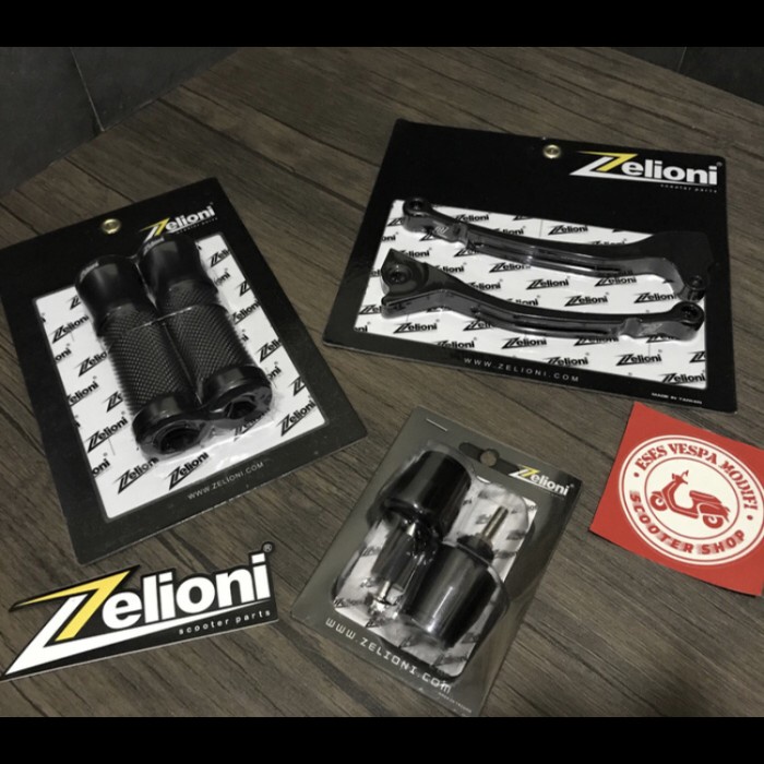 [New Ori] Paketan Zelioni Handgrip Untuk Vespa Lx S Sprint Primavera Terbatas