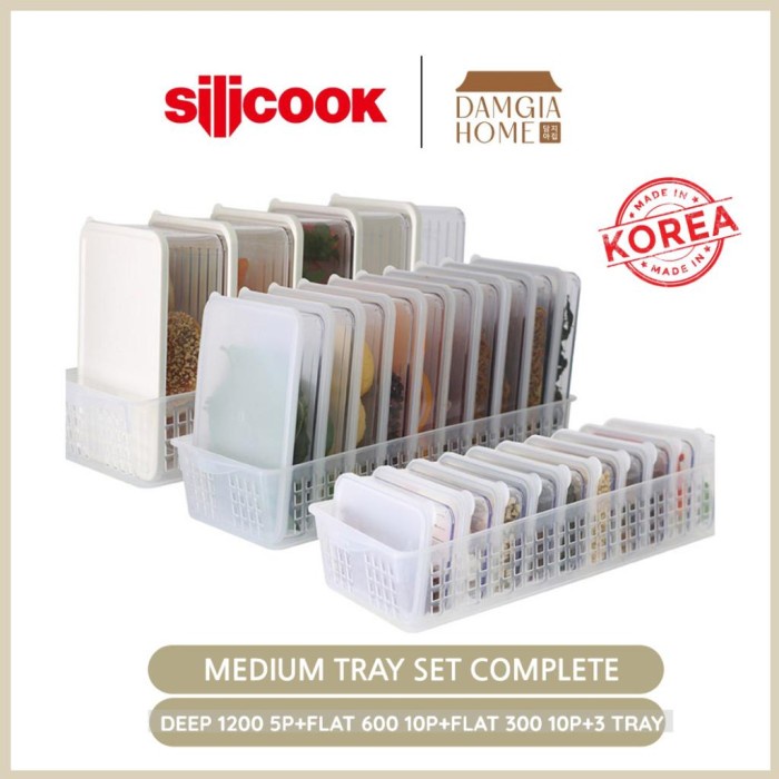[New Ori] Silicook Food Container 3 Set All Size Limited