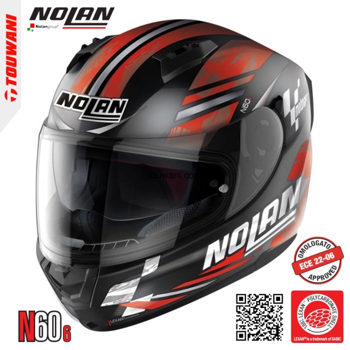 [New Ori] Helm Nolan N60-6 Motogp Flat Black Limited