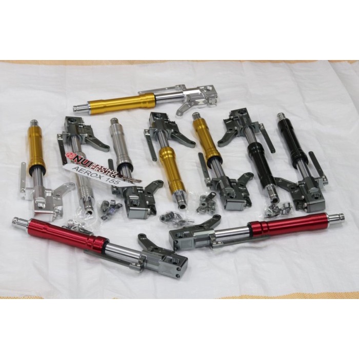 [Baru] Shock Depan Aerox Double Disc Nui Racing Shock Usd Nui Dua Cakram Nvx Diskon