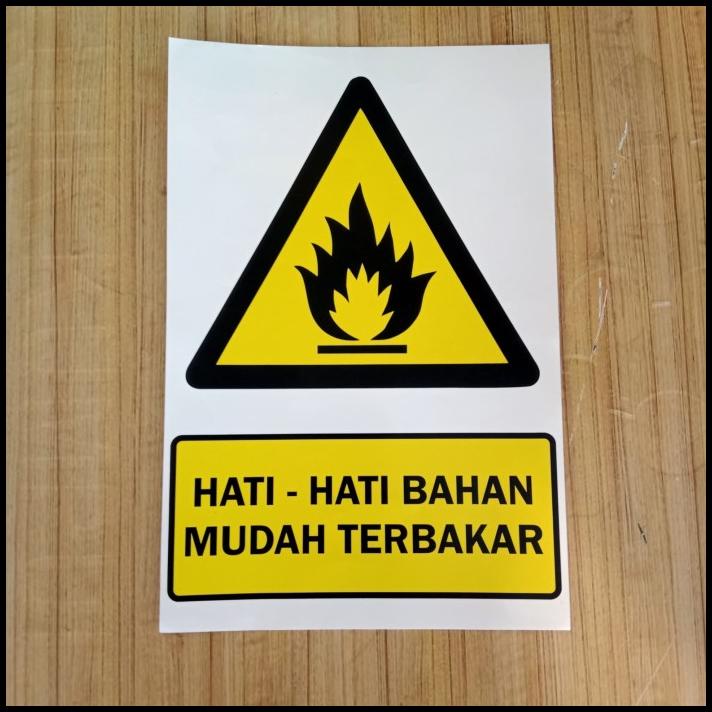 

HOT DEAL STICKER K3 RAMBU SAFETY HATI-HATI BAHAN MUDAH TERBAKAR UK 20X30CM !!!!!!