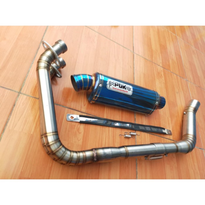 ✨Termurah Knalpot Ninja Fi 2018 Ninja Karbu 250 Fi Pdk Oval Biru 1 Berkualitas