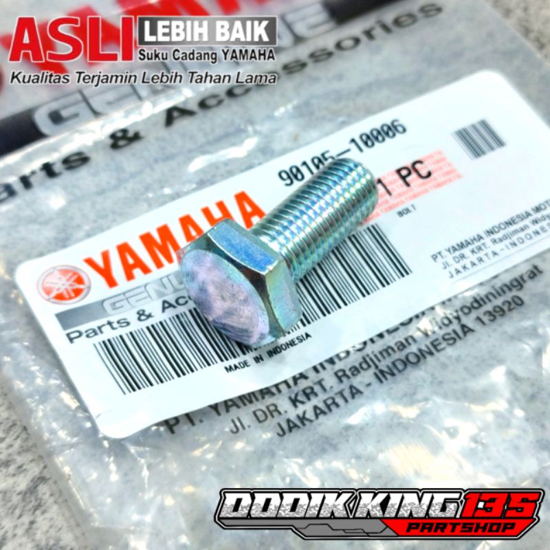BOLT BAUT KOMSTIR SEGITIGA ATAS RX KING RXK RXS RXR RXZ YT VIXION SCORPIO R15 ORIGINAL YAMAHA | 9010