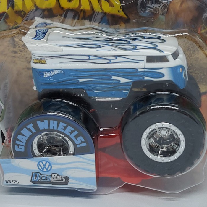 DISKON SPESIAL HOTWHEELS MONSTER TRUCK SERIES VOLKSWAGEN DRAG BUS TERLARIS