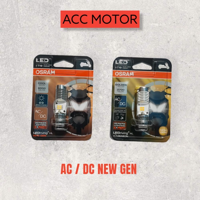 Lampu Motor LED Honda Revo Blade Supra X 125 CS1 Osram T19 AC/DC Putih best