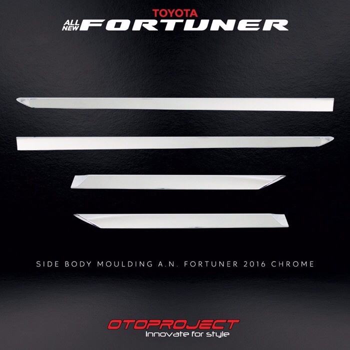List Body Chrome Oem Toyota All New Fortuner Vrz best