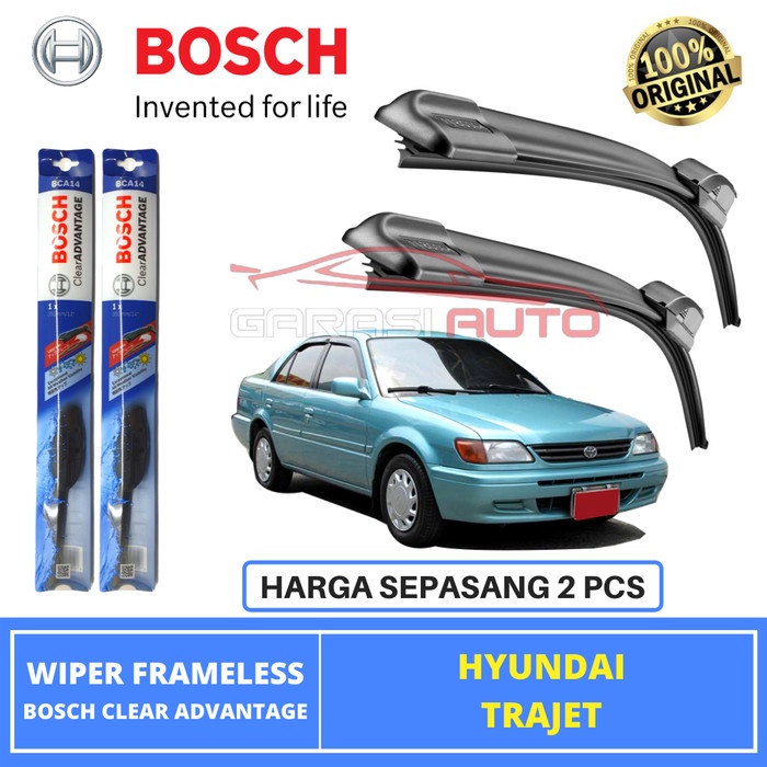 Masih Wiper Bosch Clear Advantage Toyota Soluna Kaca Depan Karet Frameless Sparepart Mobil