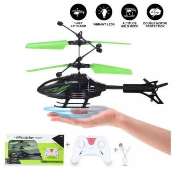 Mainan RC Helikopter Sensor Tangan - Mainan RC Pesawat Helikopter