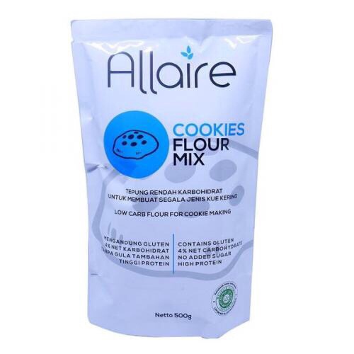 

Sale!! ALLAIRE Cookies Flour 500 gr Tepung Kukis Keto / Low b 500gram