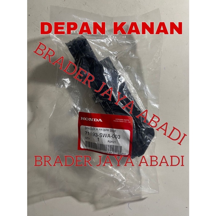 Cod - Dudukan Breket Bracket Spacer Bemper Bumper Belakang Kiri Crv Re Gen 3 Kode 054