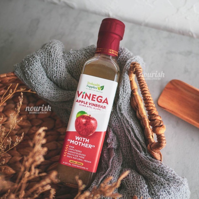 

Terlaris Vinega, Apple Vinegar (Cuka Apel Alami) With The Mother 250 SALE