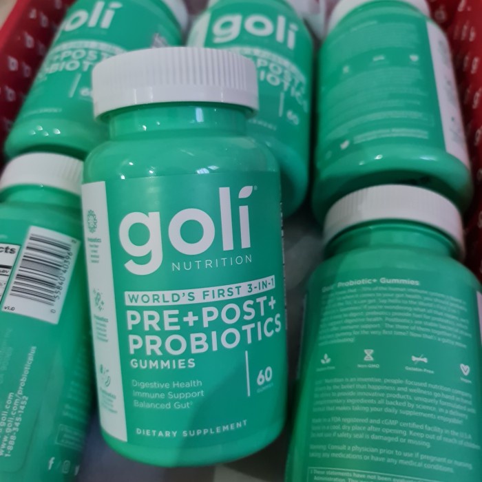 

Terlaris Goli Pre Post Probiotics Gummies isi 60 SALE