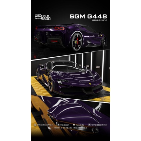 MAXDECAL Premium Wrap Film 9800 - MIDNIGHT PURPLE