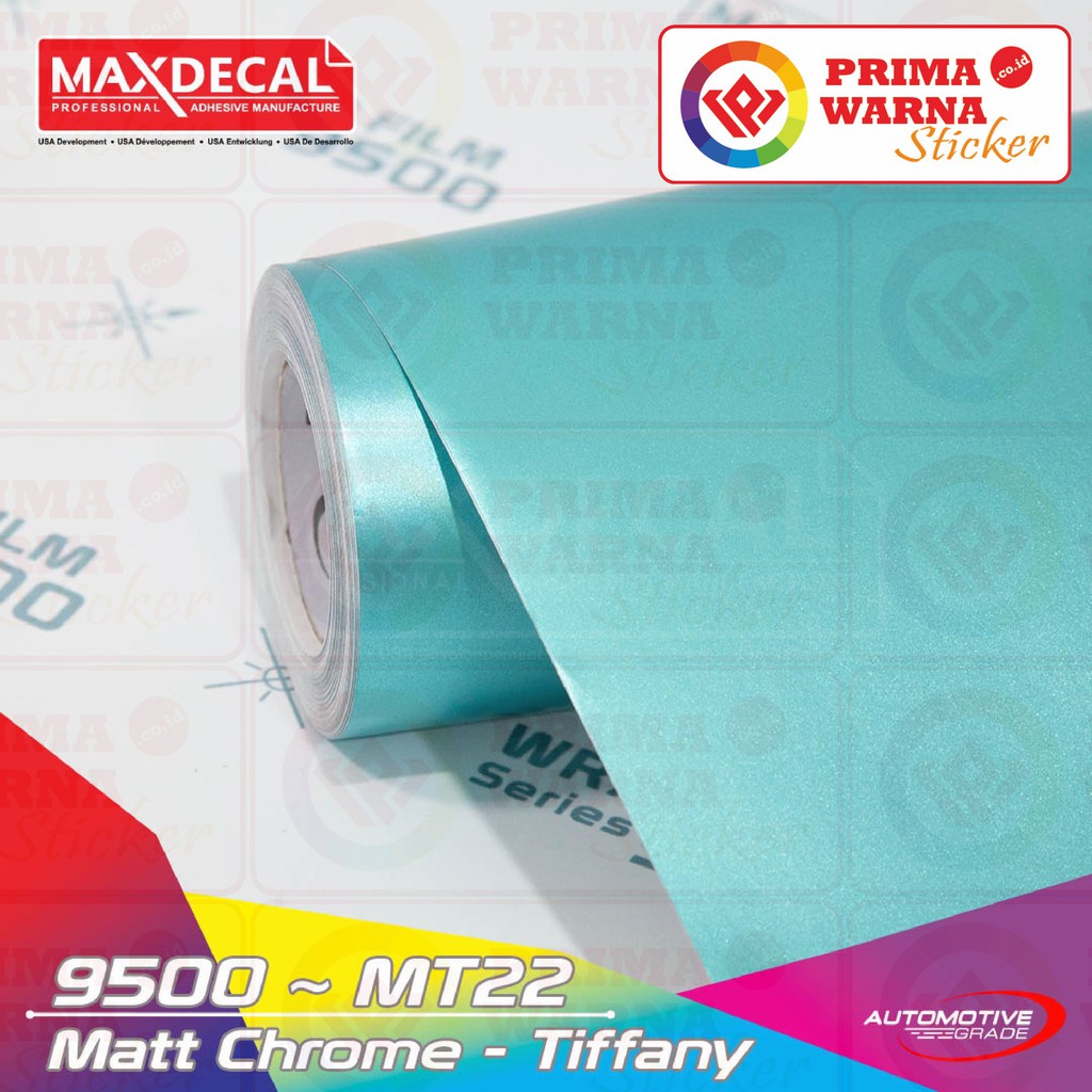 [METERAN] MAXDECAL 9500 MT22 TIFFANY 152cm MATTE CHROME METALIK