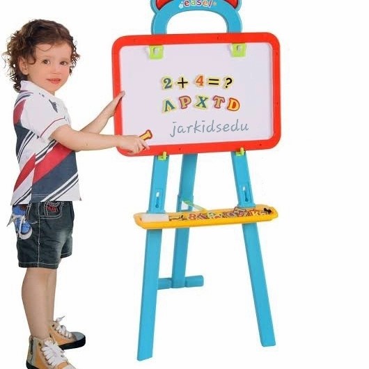 

Terbaru Mainan Papan Tulis Anak Jumbo 3In1 Learning Easel White Black Board Promo Terlaris