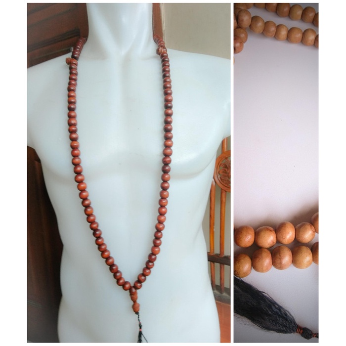 Kalung Tasbih Kayu Besar 12MM