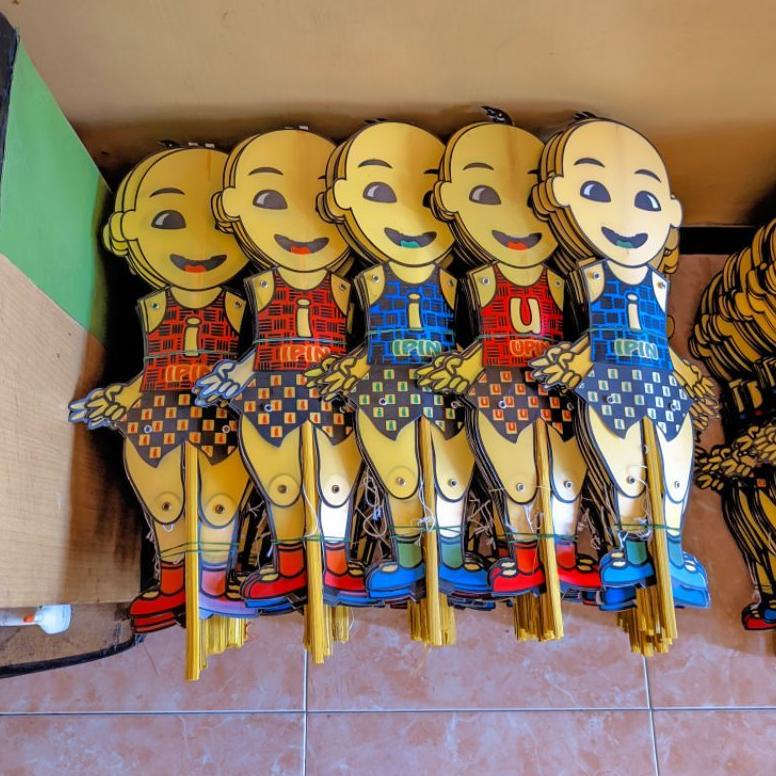 PRODUKSI SENDIRI TERMURAH MAINAN TRADISIONAL WAYANG UPIN IPIN 6PCS