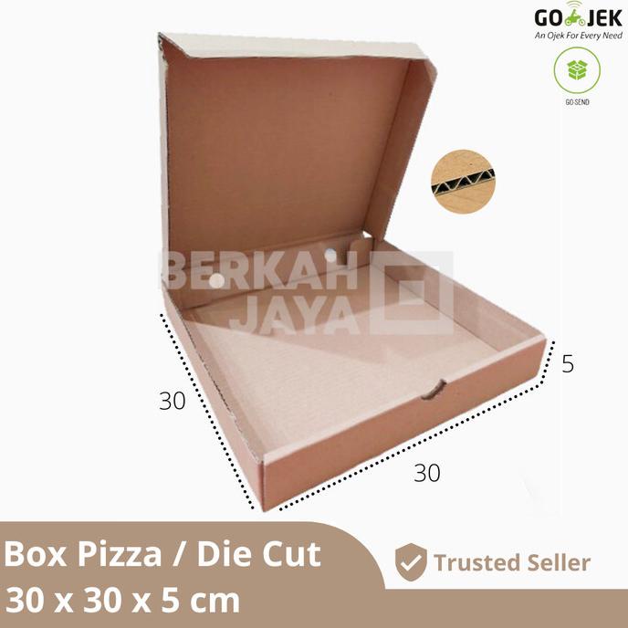 

Box Pizza / Kardus / Aksesoris / Kotak / Dus Packing - 30 X 30 X 5 cm