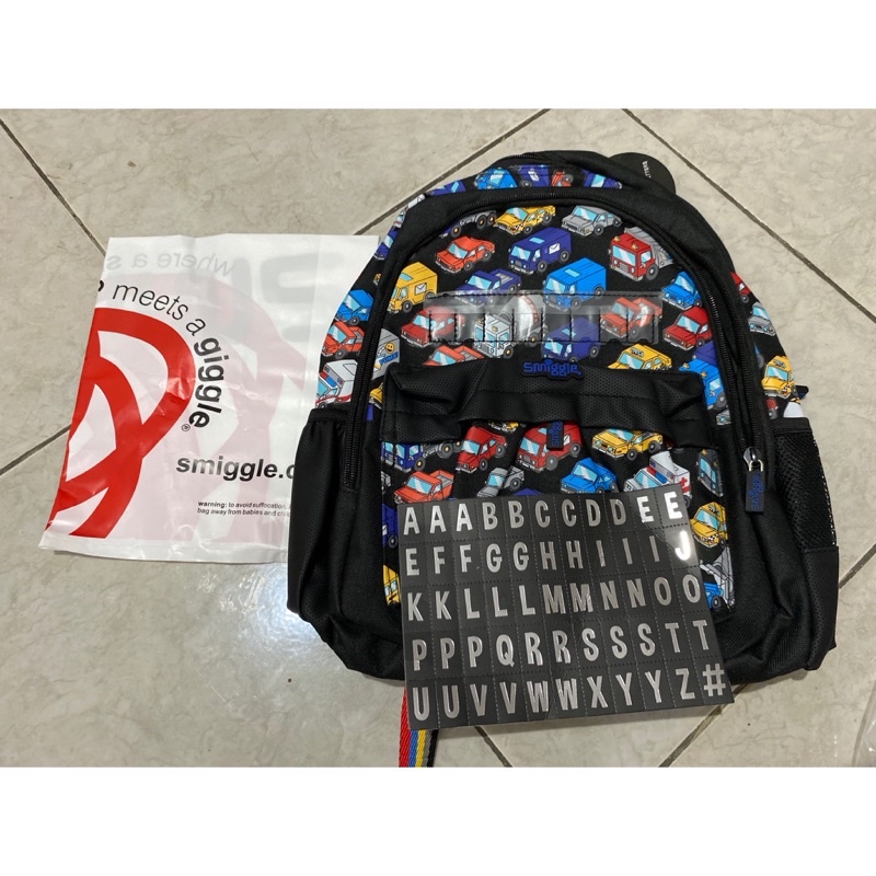Smiggle Movin’ Junior Backpack Customize Name Tas Smiggle TK