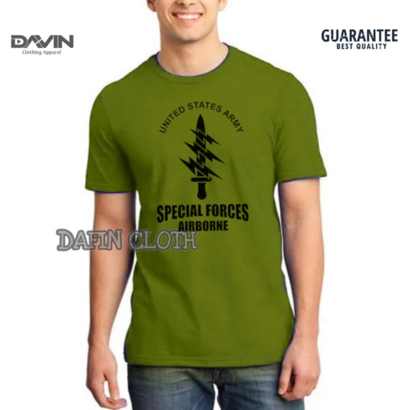 Kaos Pria Baju Tshirt Special Forces Military