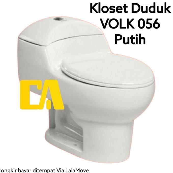 CLOSET / KLOSET DUDUK PUTIH VOLK 056 JARAK 30CM