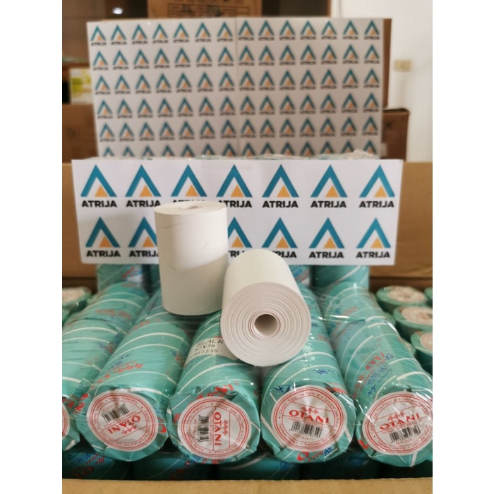 

Promo Coreless Thermal Roll Otani Black 57X38. Kertas Struk Hitam 57 X 38.