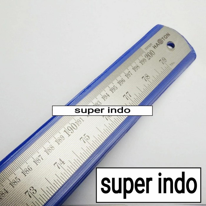 

Sarila Penggaris Besi 200 Cm - 2000 Mm - 2 Meter - Steel Ruler 80 Inch