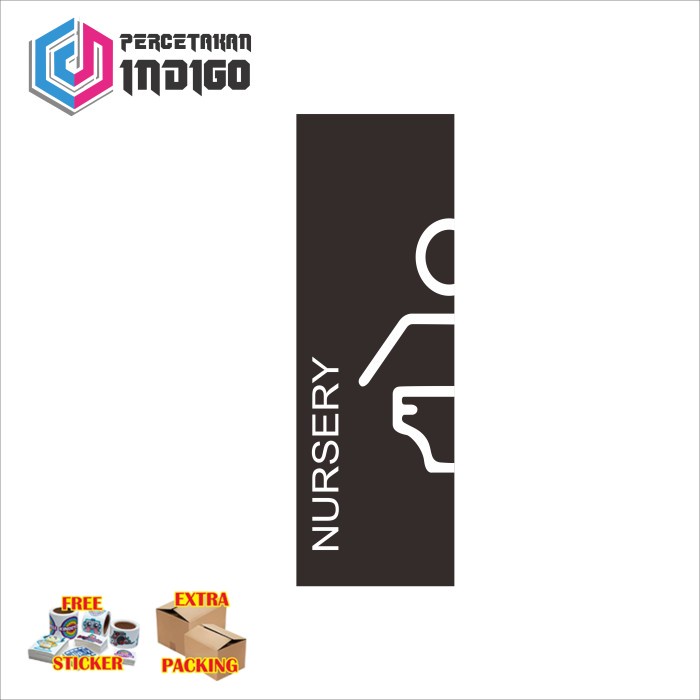 

Grosir sign akrilik acrylic papan nursery Elegan