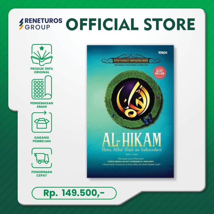 

sale Al-Hikam: Kitab Tasawuf Sepanjang Masa (Hard Cover) Termurah