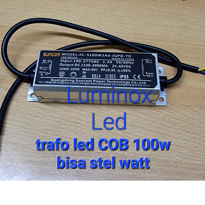 Promo Trafo Led Cob 100 Watt 100W Driver Led 100Watt Set Lampu 100 W Hpl