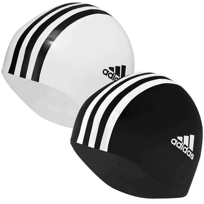 Adidas Silicone 3 Stripes Swim Cap. Topi Renang Promo Terbaru