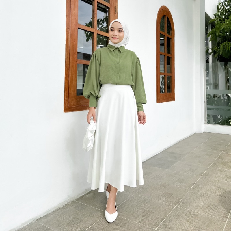 STYLISH MODERN PEVITA PUFFY BLOUSE CRINKLE