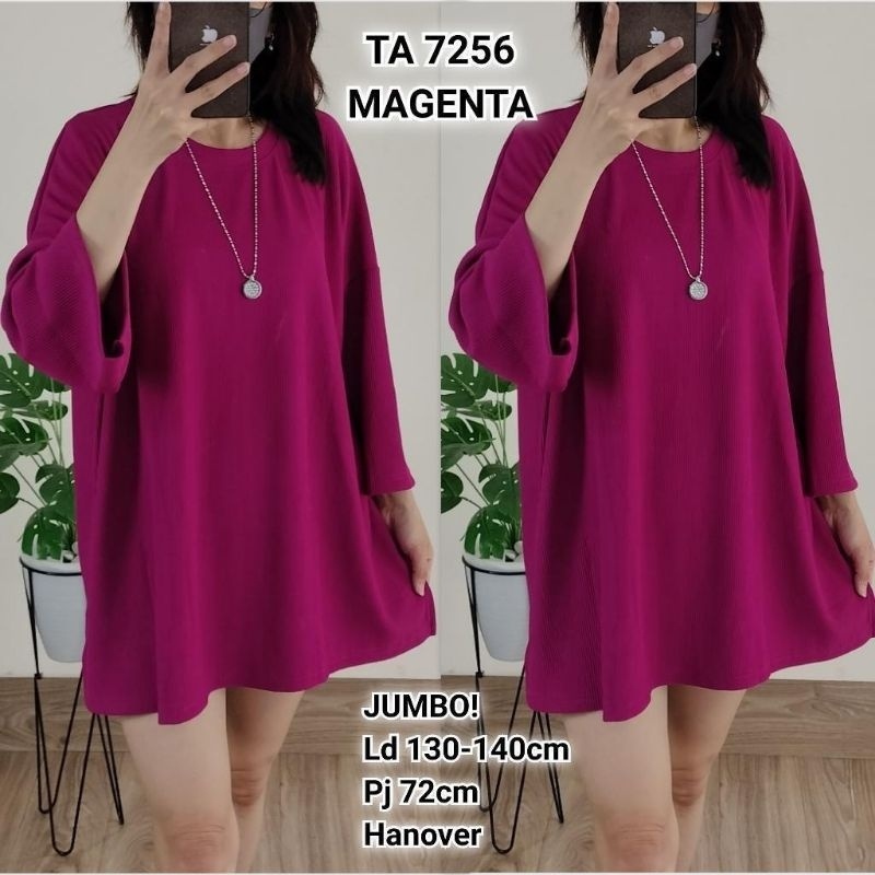 STYLISH MODERN Alessandra Blouse Jumbo Ld 130 Rajut Hanover TA 7256 // Rajut Lucia TA 7785 //