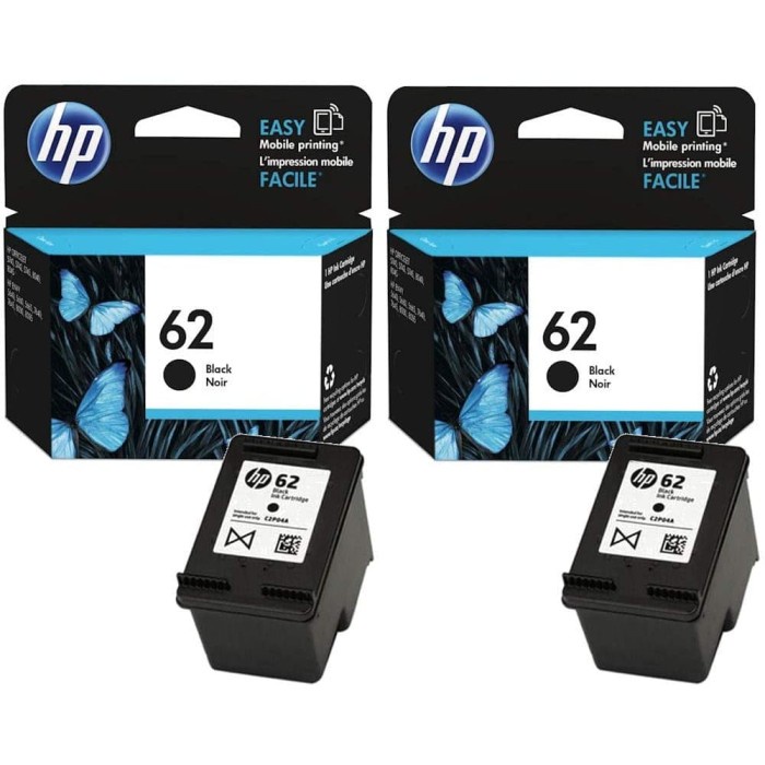 

Baru Tinta Hp 62 Black Original -Hitam 100% Ori Original
